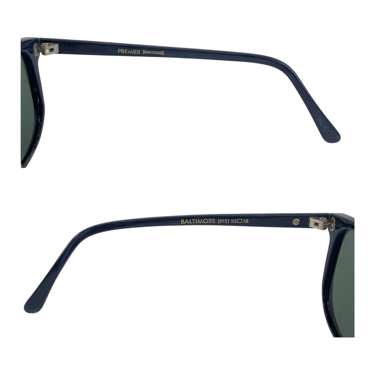 19909
Ray-Ban レイバン ヴィンテージ B&L BALTIMORE #15 ダークグレイ マーブル ゴールド金具 プラスチック 52□18 サングラス ウェリントン メンズ AB20