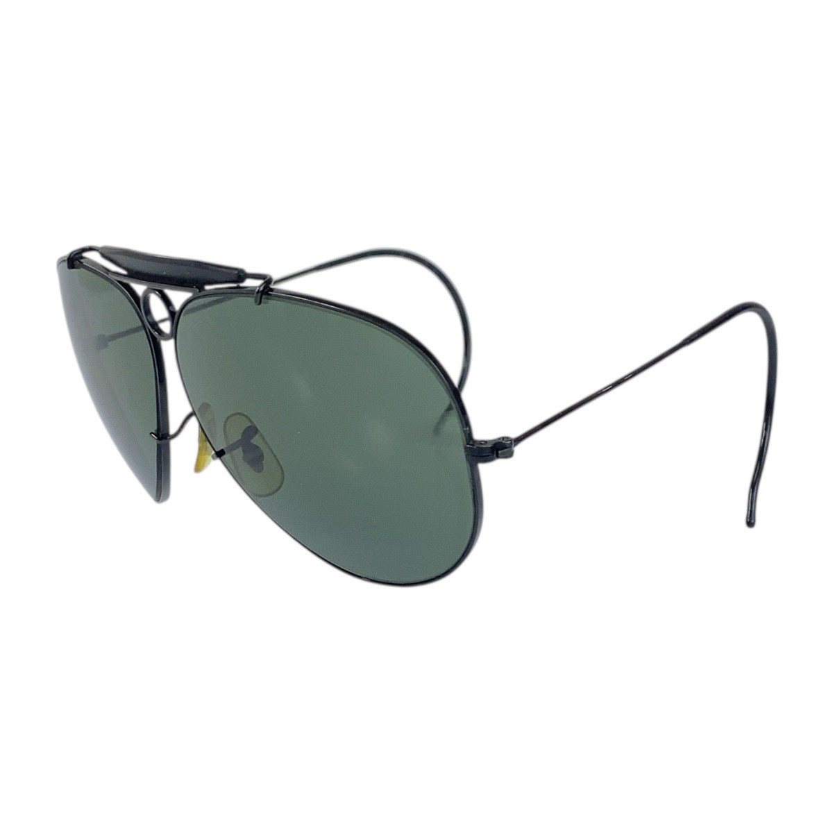 19910
Ray-Ban レイバン ヴィンテージ B&L RAY-BAN U.S.A グリーン ブラック ガラス / メタル サングラス ティアドロップ メンズ AB15