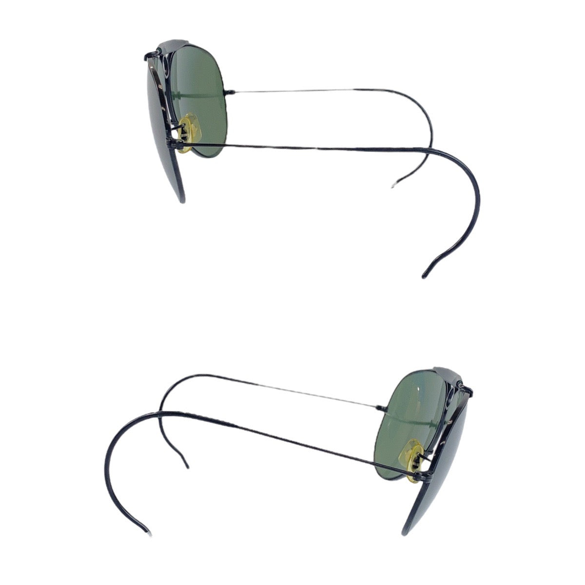 19910
Ray-Ban レイバン ヴィンテージ B&L RAY-BAN U.S.A グリーン ブラック ガラス / メタル サングラス ティアドロップ メンズ AB15