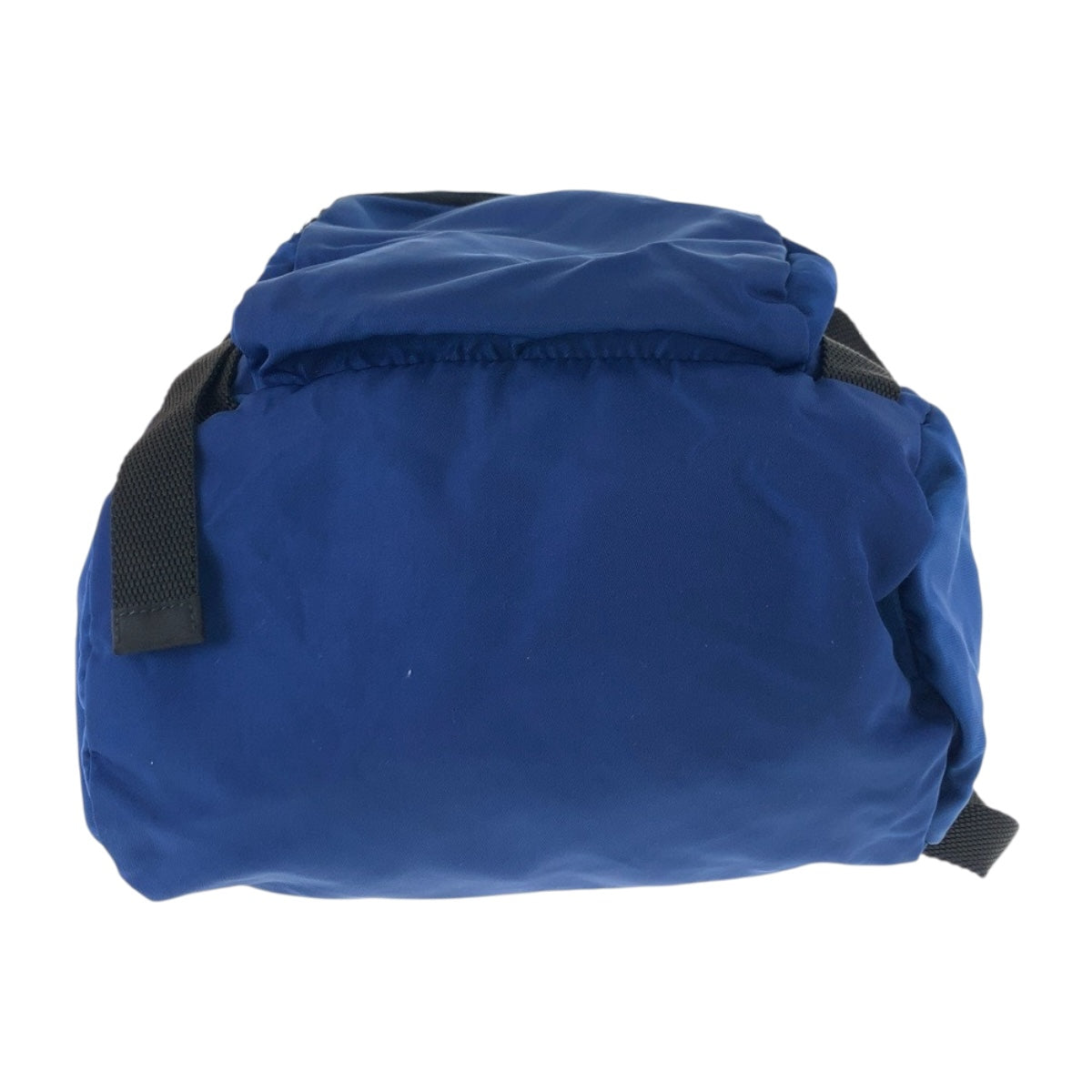 19915
PRADA プラダ テスート 三角ロゴプレート ブルー シルバー金具 ナイロン リュックサック バックパック レディース AB38