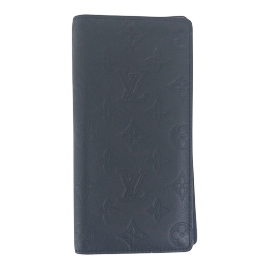 19917
LOUIS VUITTON ルイヴィトン モノグラム シャドー ポルトフォイユ ブラザ ブラック 黒 レザー 長財布 メンズ ABP45