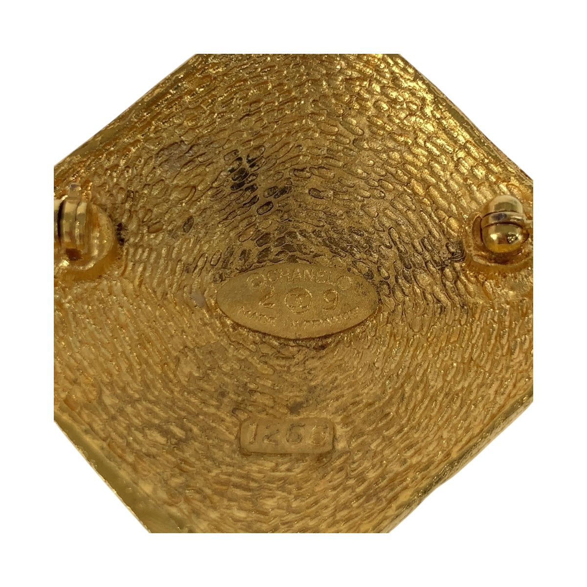 19922
CHANEL シャネル ヴィンテージ ココマーク ゴールド メッキ ブローチ 29刻印 レディース ABP55