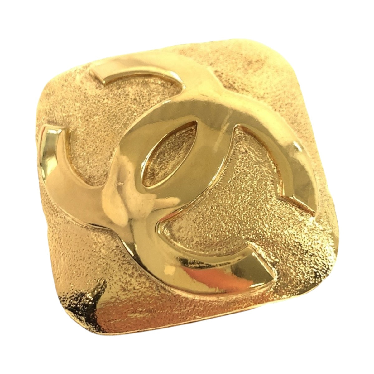 19922
CHANEL シャネル ヴィンテージ ココマーク ゴールド メッキ ブローチ 29刻印 レディース ABP55