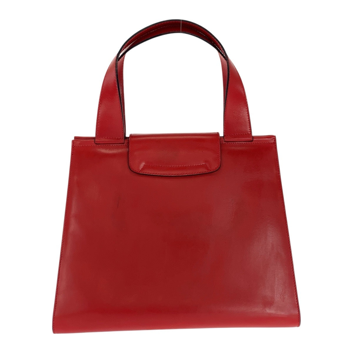 19926
CELINE セリーヌ ヴィンテージ ホースキャリッジ 馬車 レッド ゴールド金具 レザー 7/02 ハンドバッグ レディース ABP69