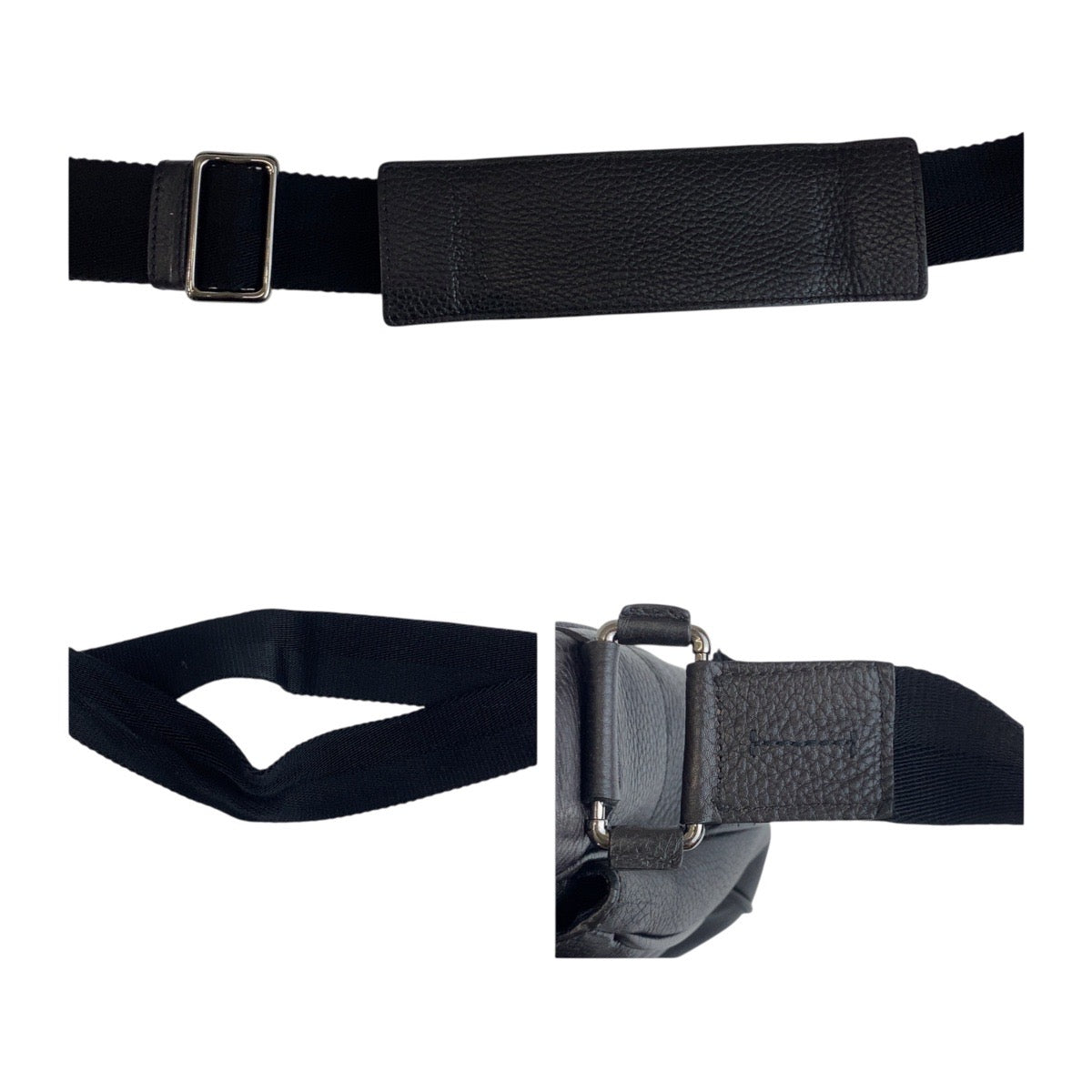 19927
CARTIER カルティエ マルチェロ ダークブラウン シルバー金具 レザー ショルダーバッグ メッセンジャーバッグ メンズ ABP62