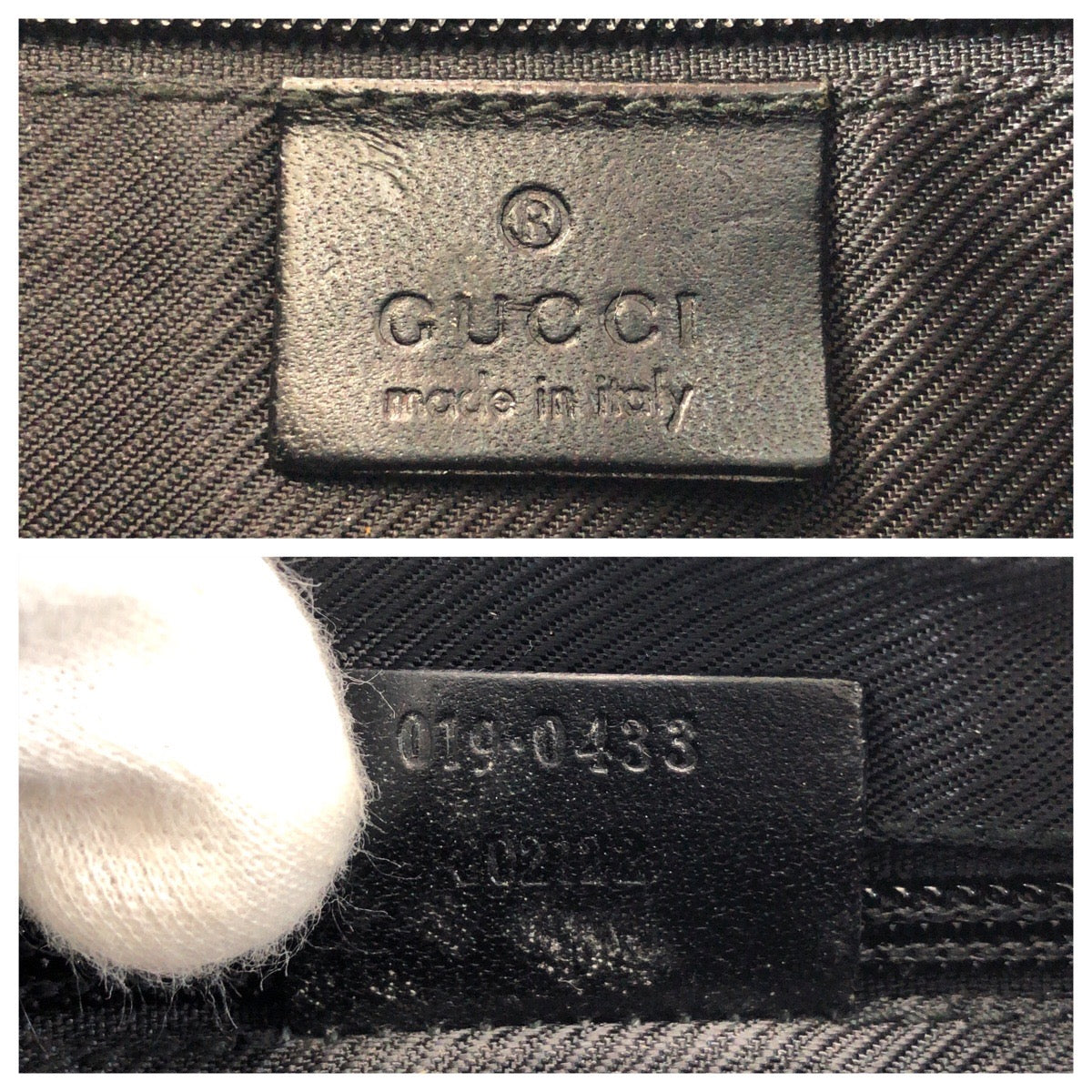 19932
GUCCI グッチ ベージュ ブラック 黒 ゴールド金具 GGキャンバス 019 0433 ショルダーバッグ ポシェット レディース AB28