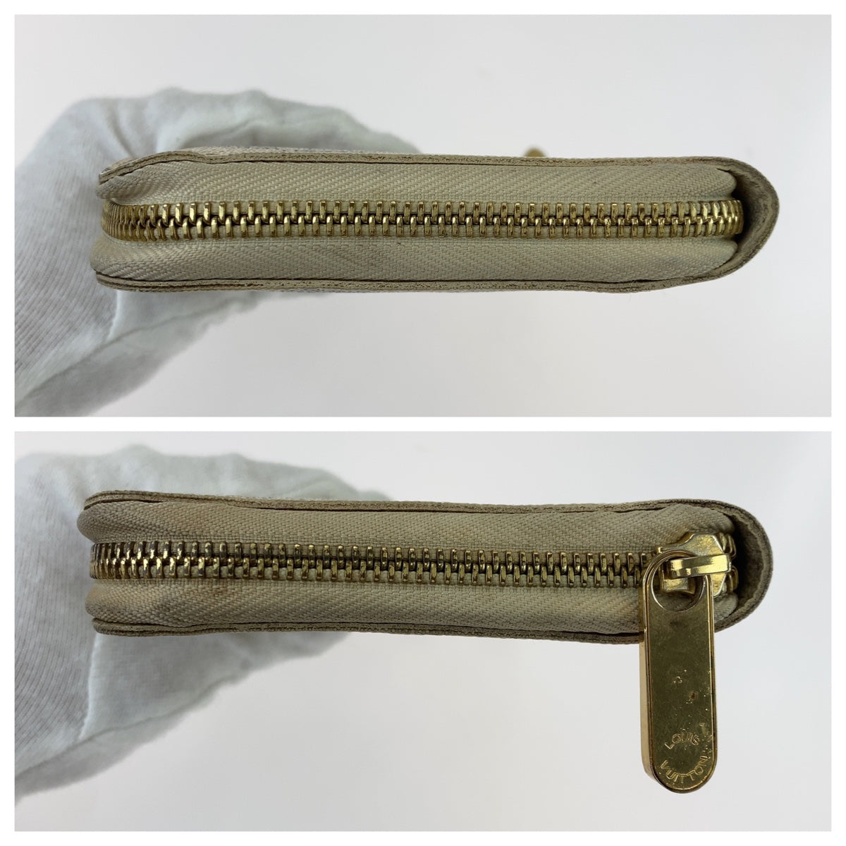 19947
LOUIS VUITTON ルイヴィトン ダミエ アズール ジッピー オーガナイザー ホワイト グレー ゴールド金具 PVC N60012 長財布 ラウンドファスナー ジッピーウォレット レディース AB20