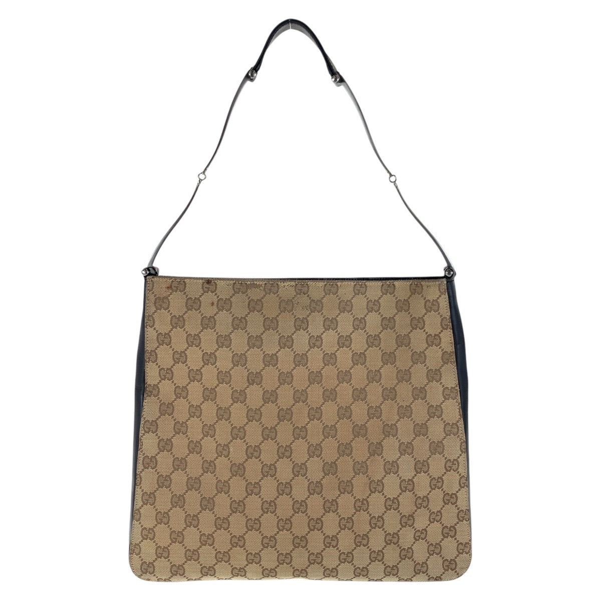 19951
GUCCI グッチ ブラウン シルバー金具 GGキャンバス / レザー 001 3181 ショルダーバッグ レディース AB