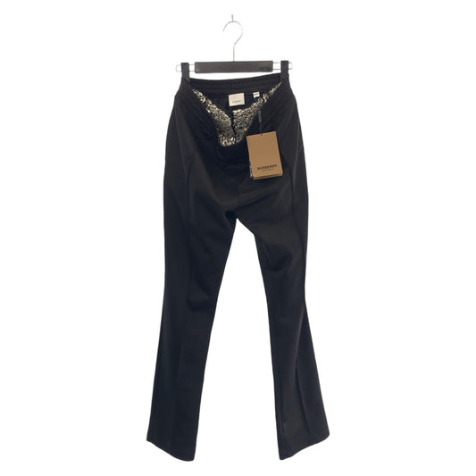 19953
BURBERRY バーバリー ビジュー サイズ36 ブラック 黒 シルバー ポリエステル / コットン / ラインストーン パンツ ズボン メンズ SA28