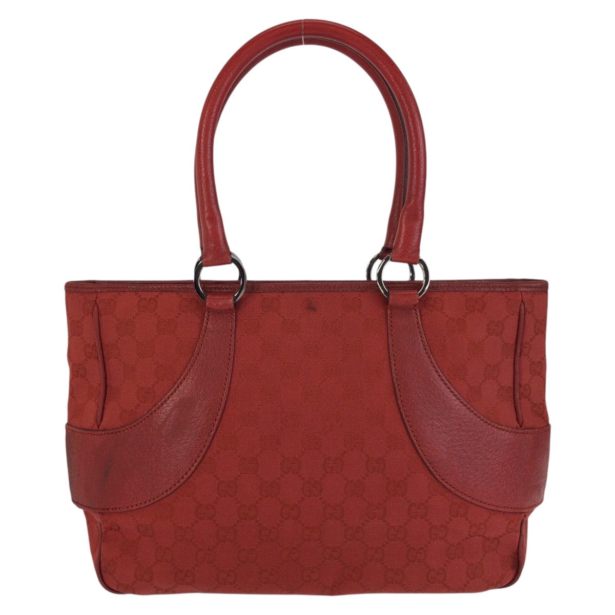 19958
GUCCI グッチ レッド GGキャンバス / レザー 113011 トートバッグ ショルダーバッグ レディース AB