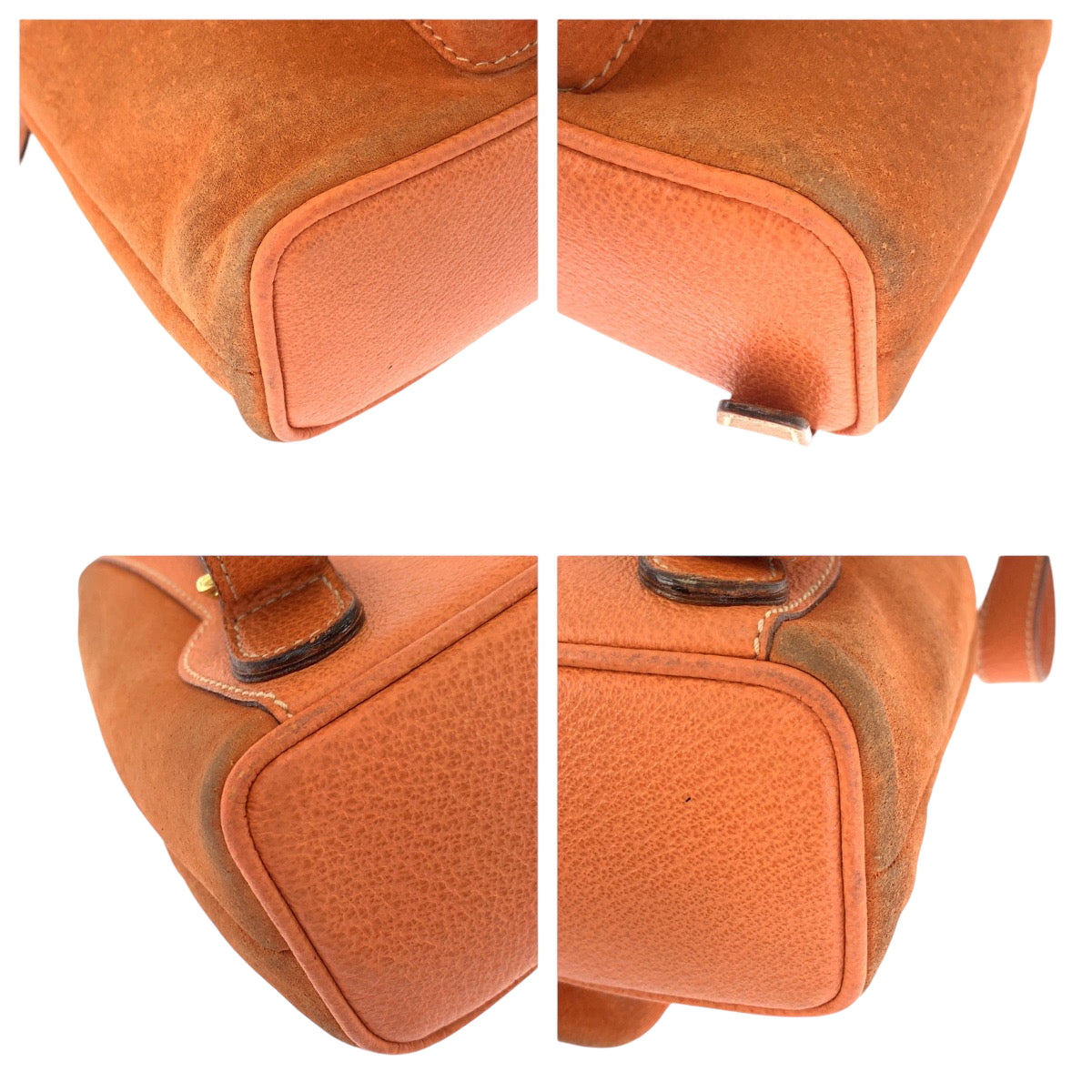 19989
GUCCI グッチ バンブー オレンジ ブラウン ゴールド金具 スウェード 003 3444 0030 リュックサック バックパック レディース AB