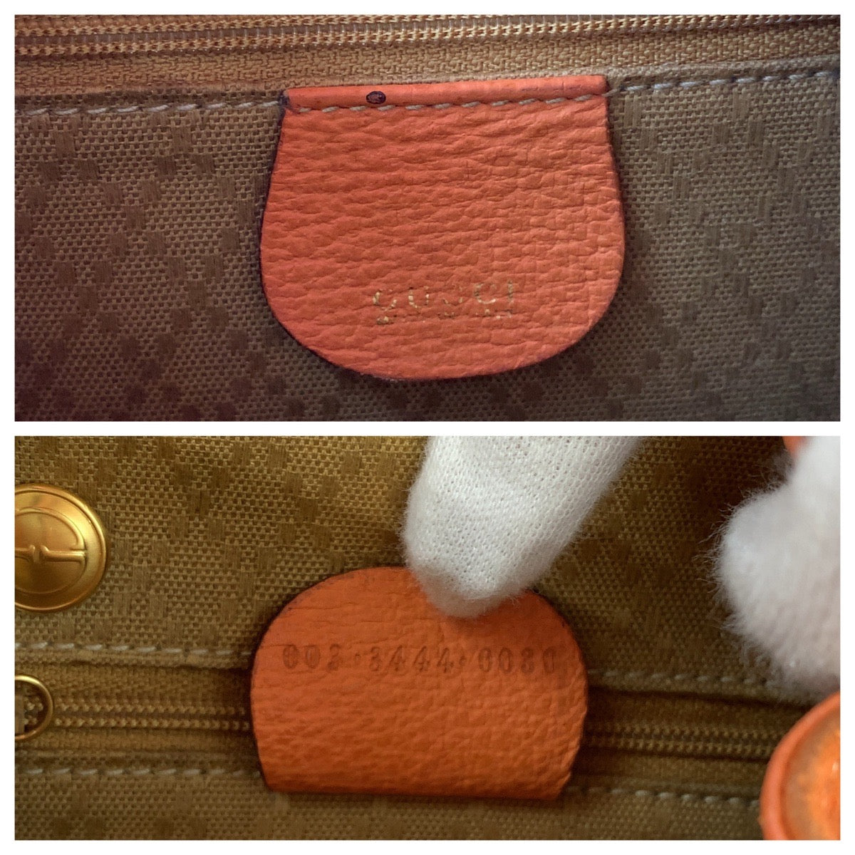 19989
GUCCI グッチ バンブー オレンジ ブラウン ゴールド金具 スウェード 003 3444 0030 リュックサック バックパック レディース AB