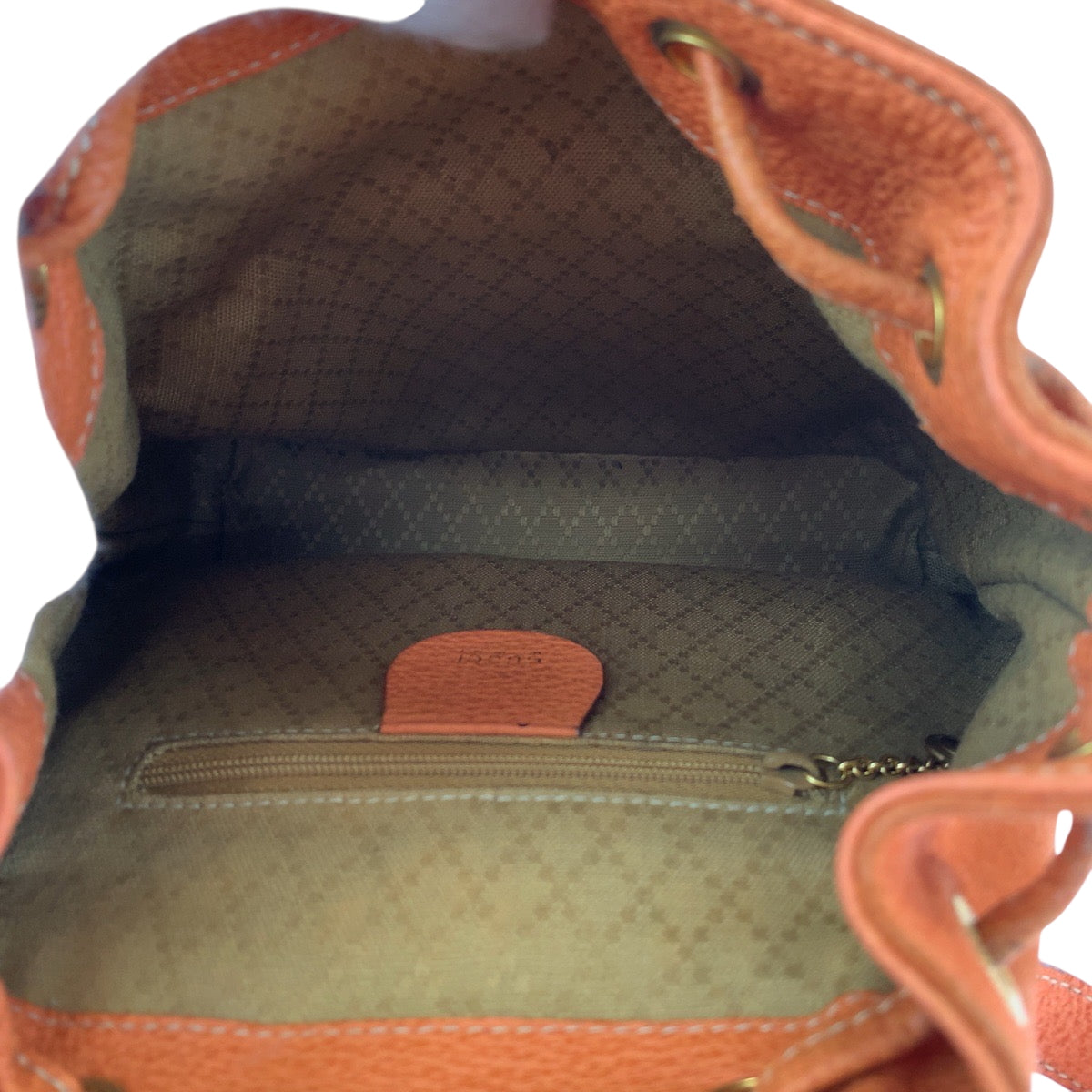 19989
GUCCI グッチ バンブー オレンジ ブラウン ゴールド金具 スウェード 003 3444 0030 リュックサック バックパック レディース AB