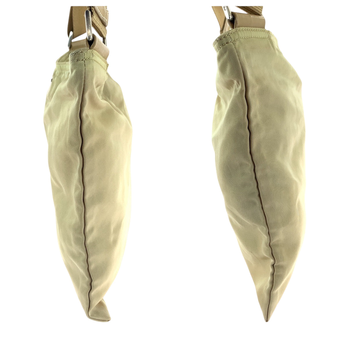 19990
PRADA プラダ テスート 三角ロゴプレート ベージュ シルバー金具 ナイロン BT0175 ショルダーバッグ ポシェット レディース AB