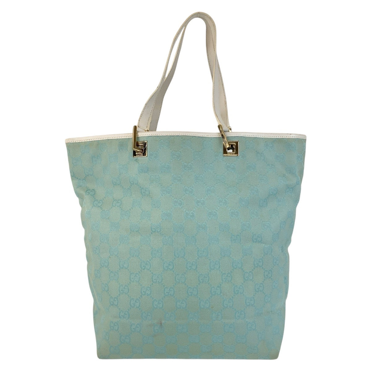19998
GUCCI グッチ ミント ライトブルー ゴールド金具 GGキャンバス / レザー 002 1098 トートバッグ ショルダーバッグ レディース AB28