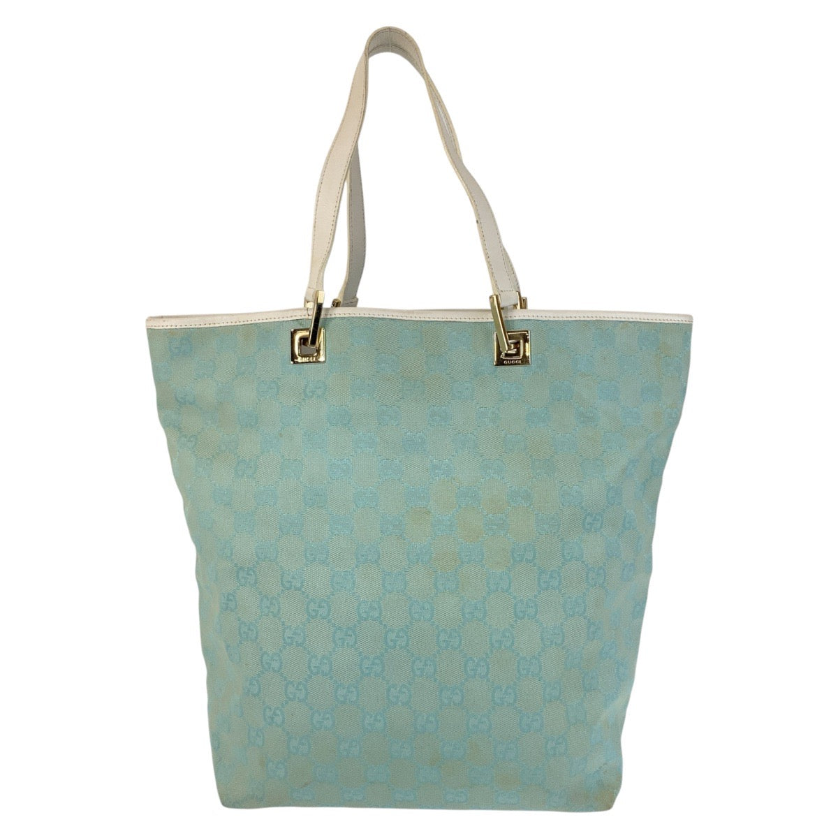 19998
GUCCI グッチ ミント ライトブルー ゴールド金具 GGキャンバス / レザー 002 1098 トートバッグ ショルダーバッグ レディース AB28