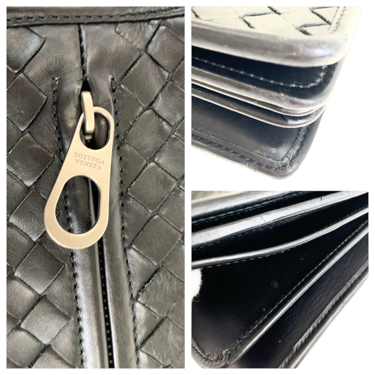 20021
BOTTEGAVENETA ボッテガヴェネタ イントレチャート ブラック 黒 ガンメタ金具 レザー ビジネスバッグ ブリーフケース メンズ ABP75