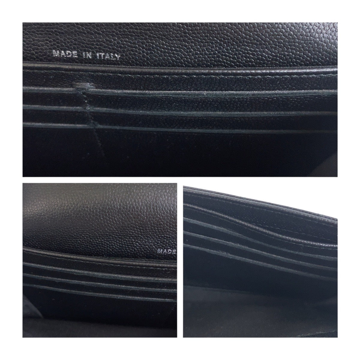 20023
CHANEL シャネル ボーイシャネル ココマーク ブラック 黒 シルバー金具 キャビアスキン ロングウォレット 長財布 レディース ABP55