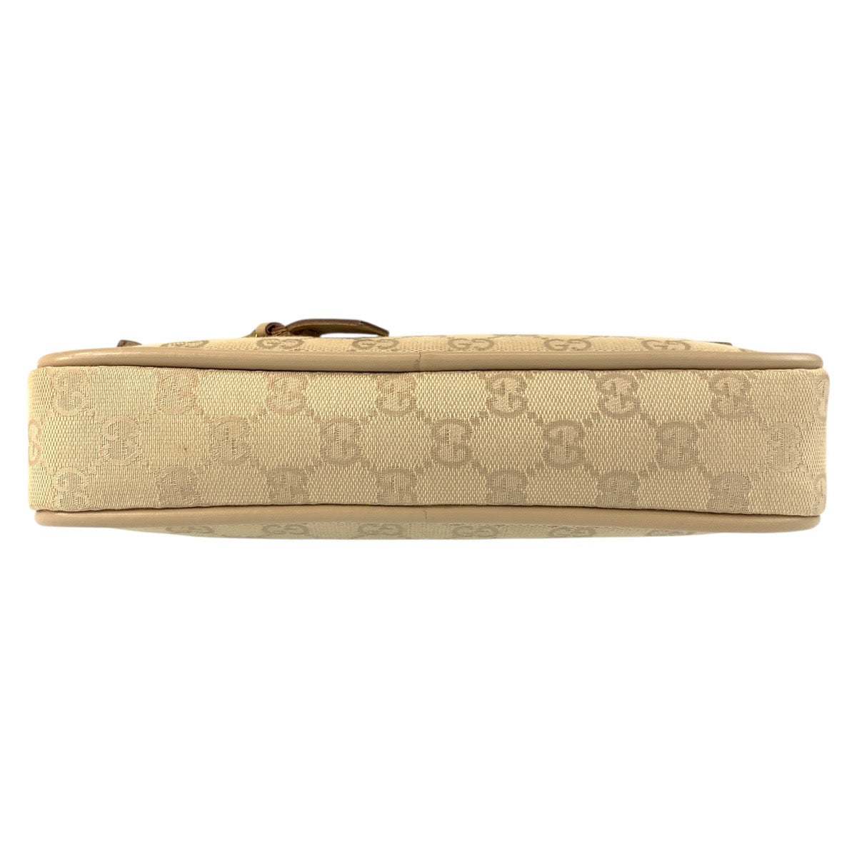 20030
GUCCI グッチ ベージュ ゴールド金具 GGキャンバス / レザー 92728 ショルダーバッグ レディース ABP38
