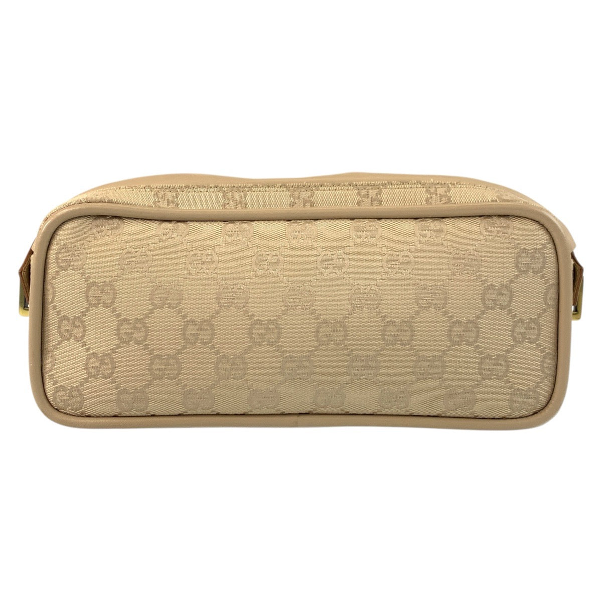 20030
GUCCI グッチ ベージュ ゴールド金具 GGキャンバス / レザー 92728 ショルダーバッグ レディース ABP38