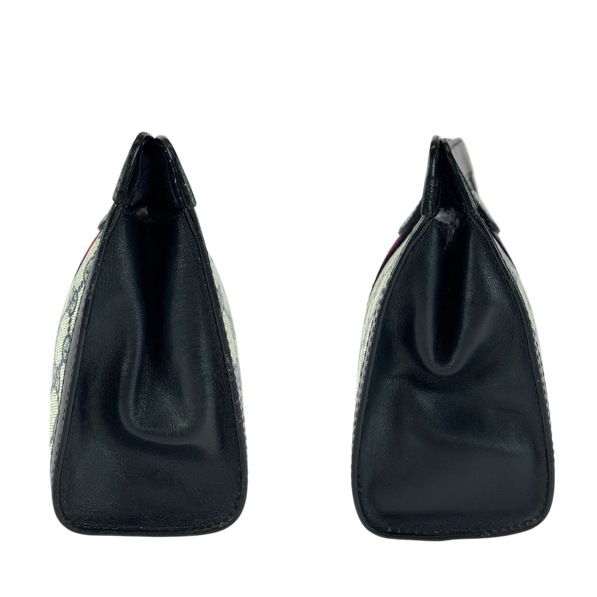 20032
GUCCI グッチ ヴィンテージ オールドグッチ シェリーライン ネイビー レッド グレー GGスプリームキャンバス / レザー クラッチバッグ セカンドバッグ メンズ AB15