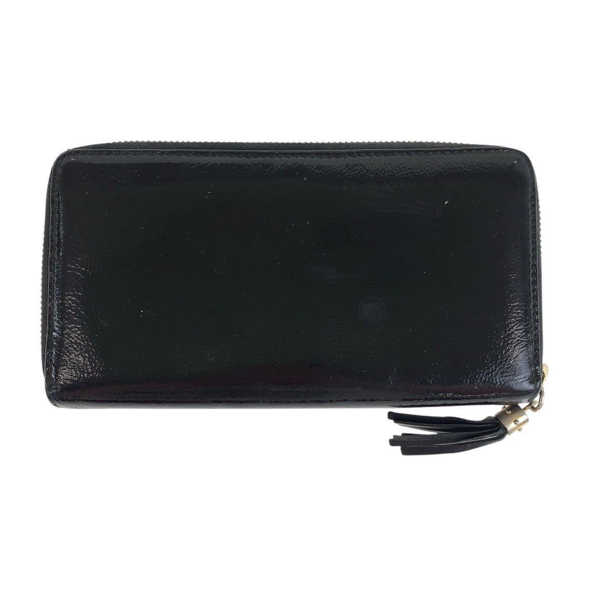 20033
GUCCI グッチ ソーホー ブラック 黒 ゴールド金具 エナメル 308004 長財布 ロングウォレット 男女兼用 レディース B5