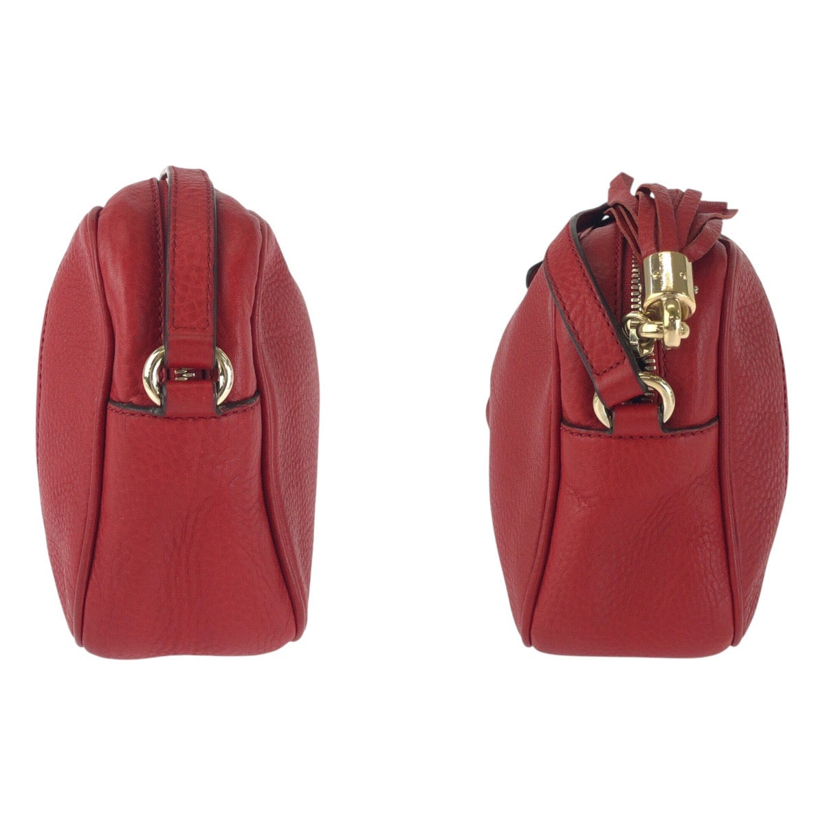 20048
GUCCI グッチ ソーホー タッセル レッド ゴールド金具 レザー 308364 ショルダーバッグ ポシェット レディース ABP66