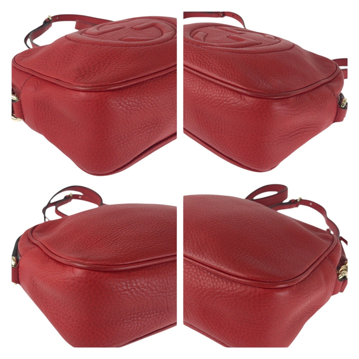 20048
GUCCI グッチ ソーホー タッセル レッド ゴールド金具 レザー 308364 ショルダーバッグ ポシェット レディース ABP66