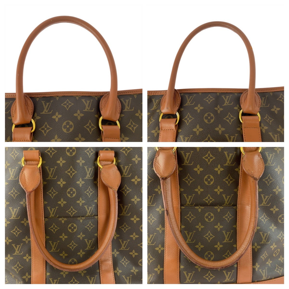 20049
LOUIS VUITTON ルイヴィトン モノグラム サックウィークエンドGM ブラウン ゴールド金具 PVC / レザー M42420 トートバッグ ショルダーバッグ メンズ ABP48