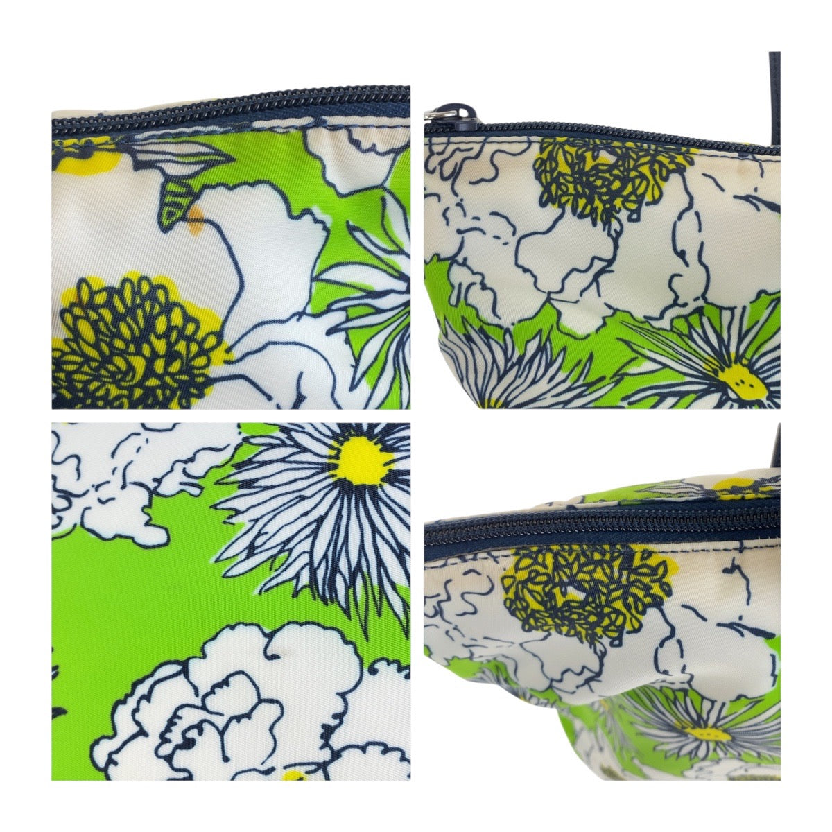 20054
PRADA プラダ テスート 三角ロゴプレート グリーン マルチカラー シルバー金具 ナイロン トートバッグ ショルダーバッグ レディース AB45