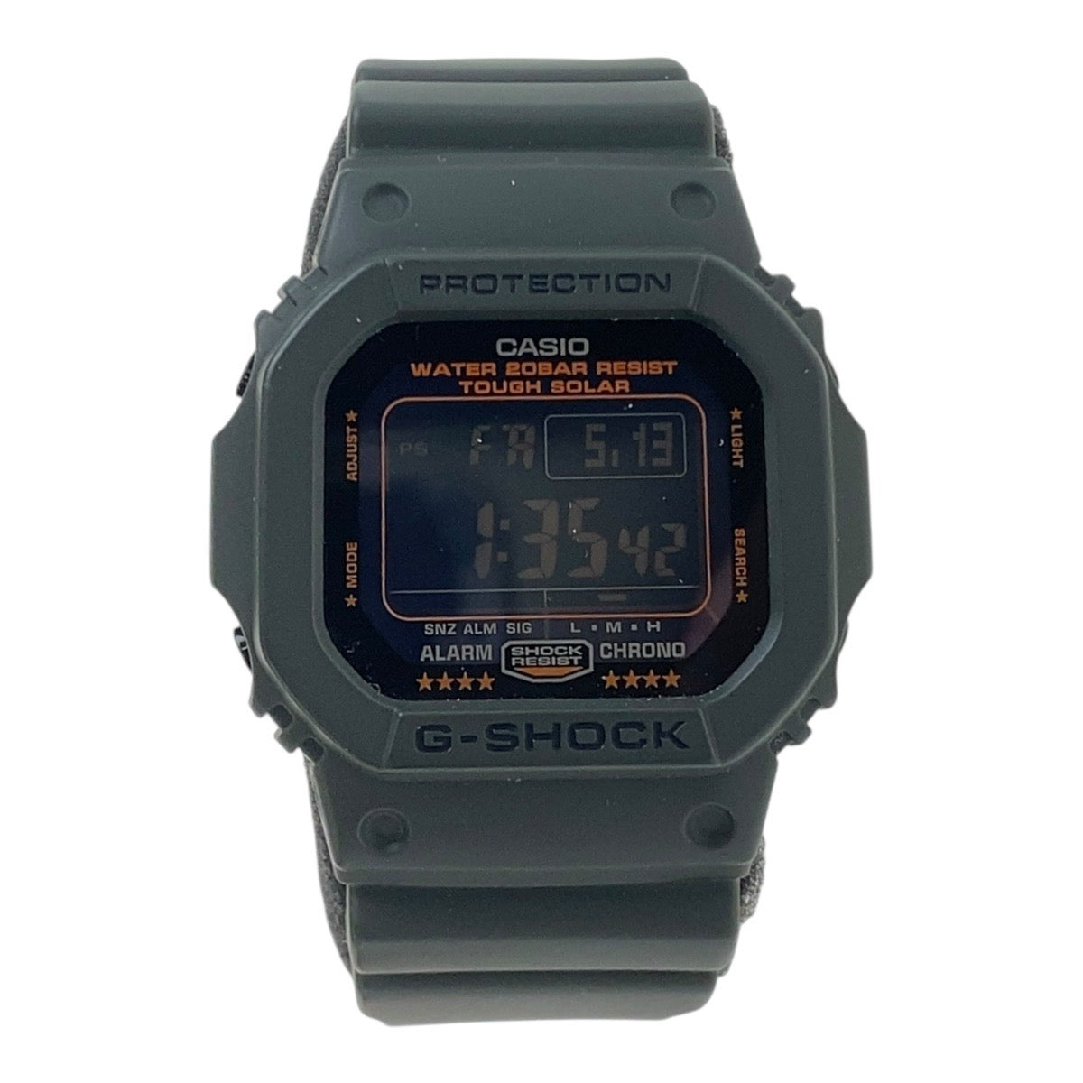20059
CASIO カシオ G-SHOCK G5600E PORTER 80年記念モデル 限定販売 オリーブ ウレタン 3160 腕時計 ソーラー ソーラー メンズ A36