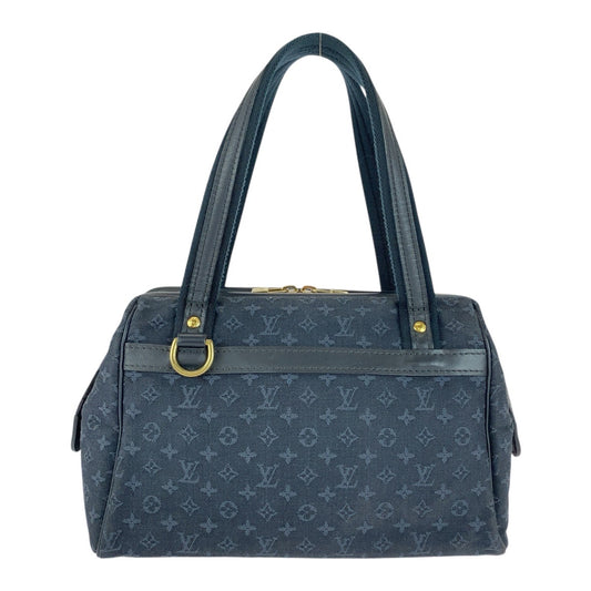 20061
LOUIS VUITTON ルイヴィトン モノグラムミニ ジョセフィーヌPN ネイビー ゴールド金具 キャンバス / レザー M92414 ハンドバッグ ミニボストンバッグ レディース ABP