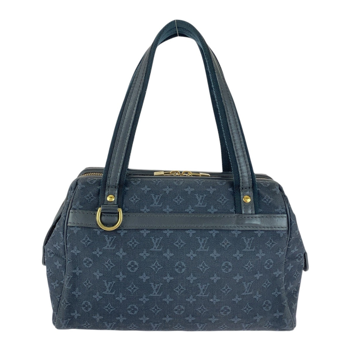 20061
LOUIS VUITTON ルイヴィトン モノグラムミニ ジョセフィーヌPN ネイビー ゴールド金具 キャンバス / レザー M92414 ハンドバッグ ミニボストンバッグ レディース ABP