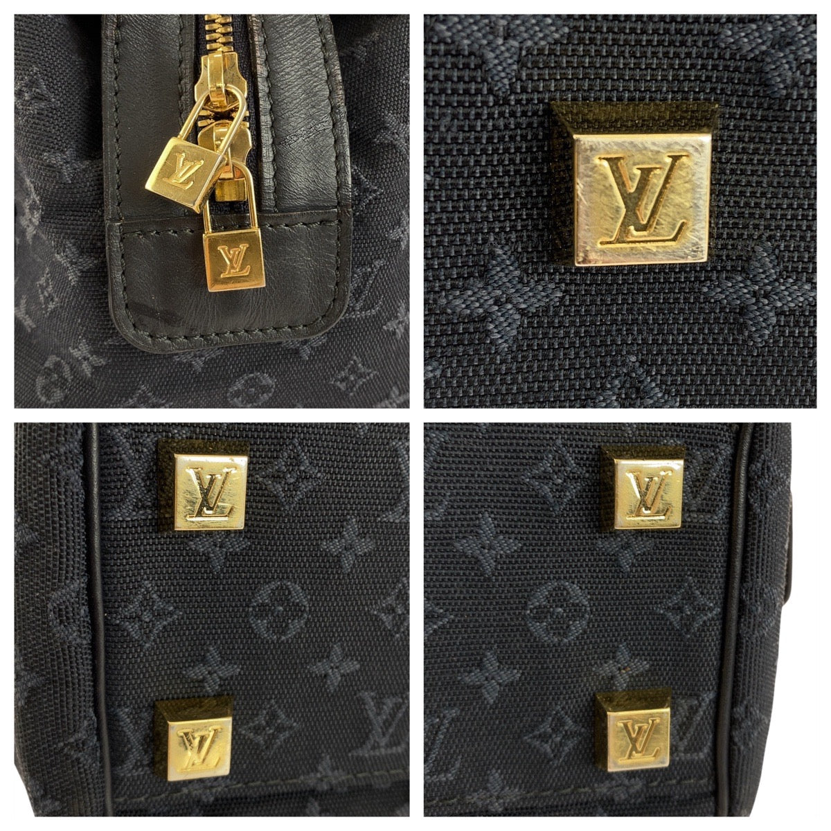 20061
LOUIS VUITTON ルイヴィトン モノグラムミニ ジョセフィーヌPN ネイビー ゴールド金具 キャンバス / レザー M92414 ハンドバッグ ミニボストンバッグ レディース ABP