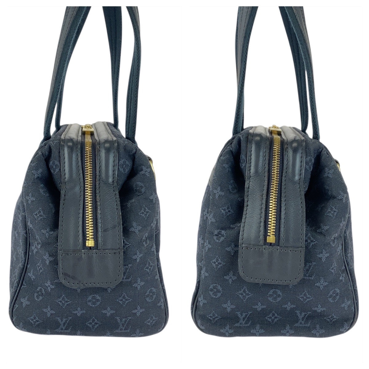 20061
LOUIS VUITTON ルイヴィトン モノグラムミニ ジョセフィーヌPN ネイビー ゴールド金具 キャンバス / レザー M92414 ハンドバッグ ミニボストンバッグ レディース ABP