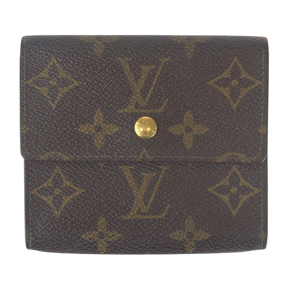 20065
LOUIS VUITTON ルイヴィトン モノグラム ポルト モネ ビエカルトクレディ 男女兼用 ブラウン ゴールド金具 PVC M61652 折財布 コンパクトウォレット メンズ AB9