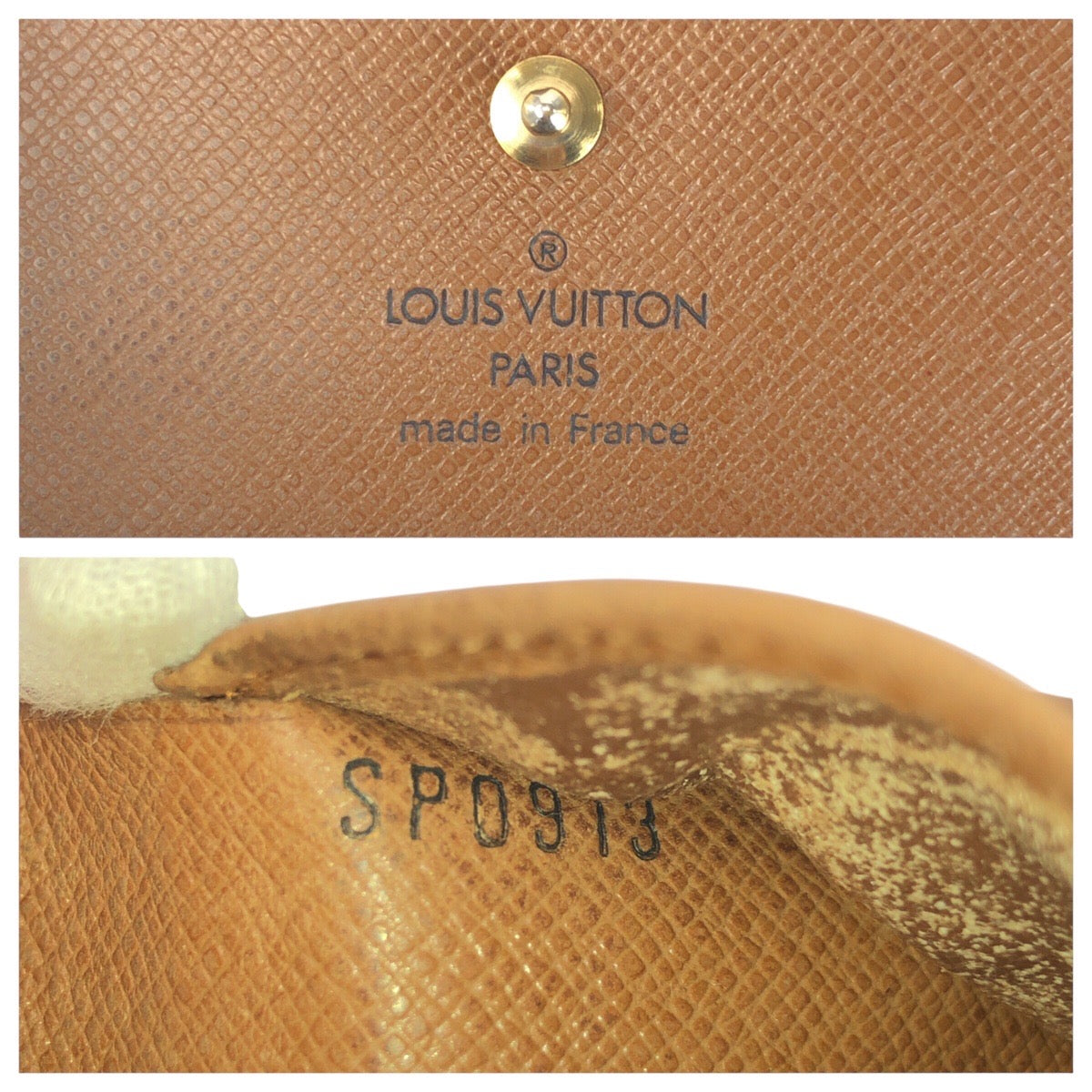 20065
LOUIS VUITTON ルイヴィトン モノグラム ポルト モネ ビエカルトクレディ 男女兼用 ブラウン ゴールド金具 PVC M61652 折財布 コンパクトウォレット メンズ AB9
