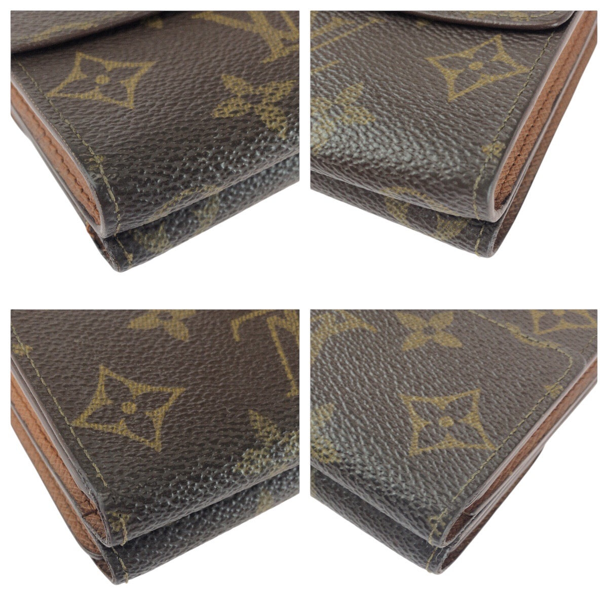 20065
LOUIS VUITTON ルイヴィトン モノグラム ポルト モネ ビエカルトクレディ 男女兼用 ブラウン ゴールド金具 PVC M61652 折財布 コンパクトウォレット メンズ AB9