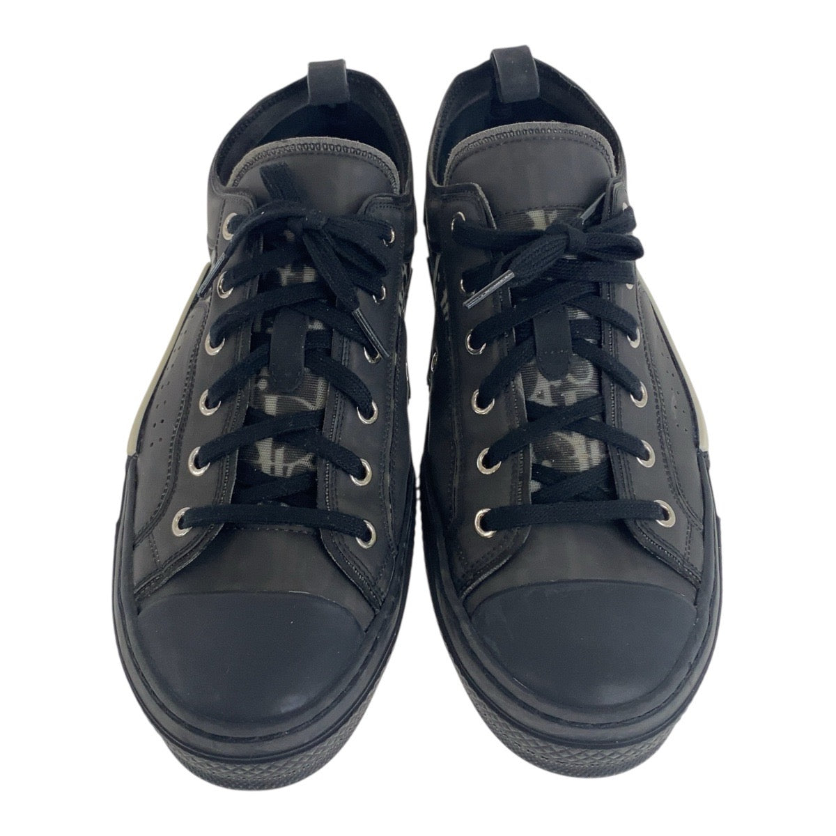 20067
Dior ディオール サイズ表記43/27.5cm ブラック 黒 ホワイト ナイロン / ラバー ローカット オブリーク メンズ AB28