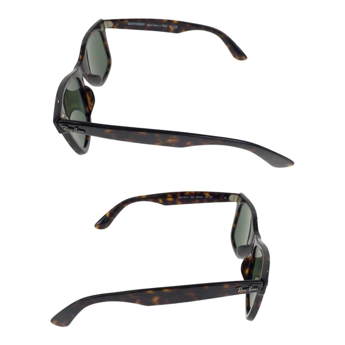 20077
Ray-Ban レイバン マーブル マルチカラー シルバー金具 プラスチック RB2140-F サングラス ウェリントン メンズ AB12