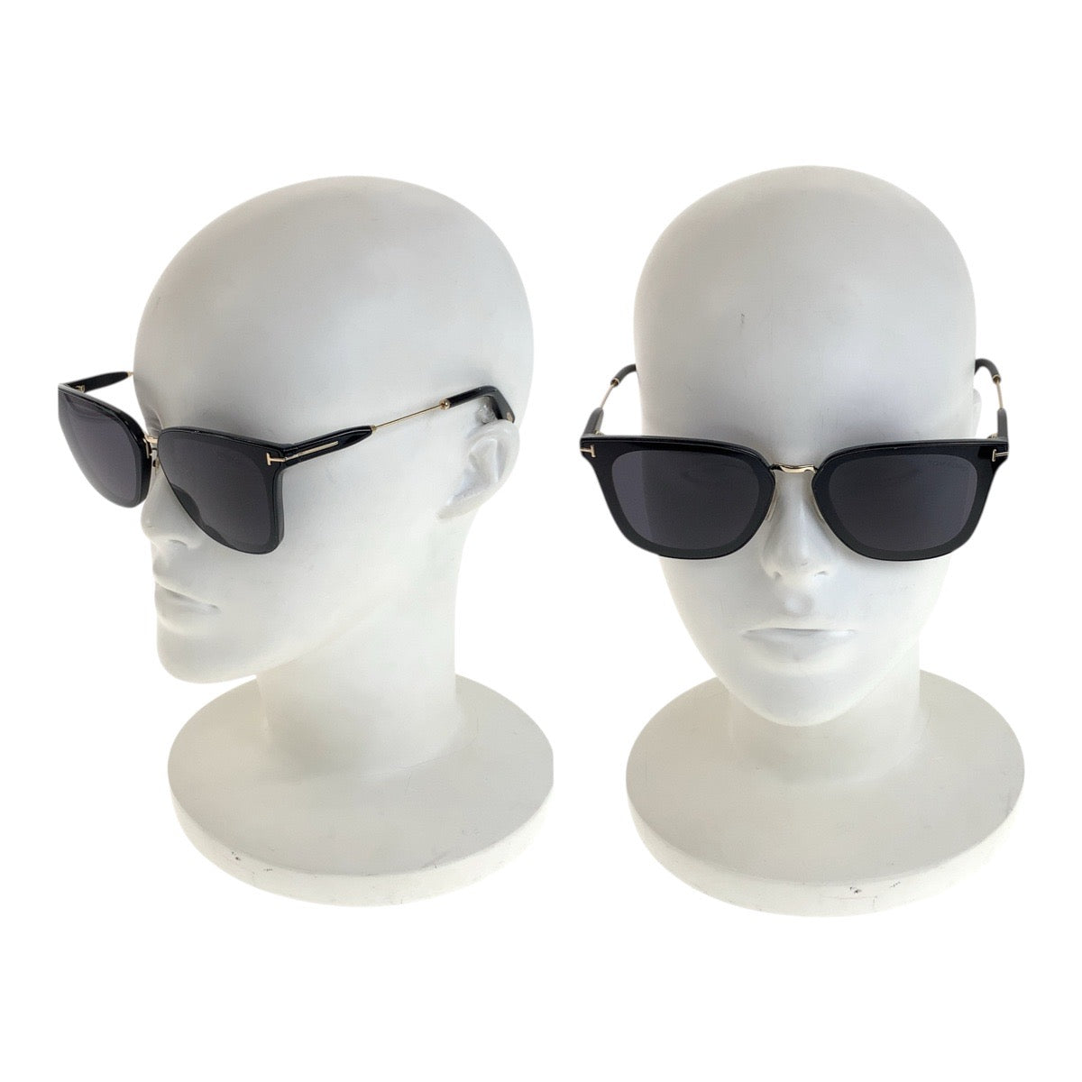 20078
TOM FORD トムフォード ブラック 黒 ゴールド金具 プラスチック LF4243117 サングラス スクエア レディース AB20