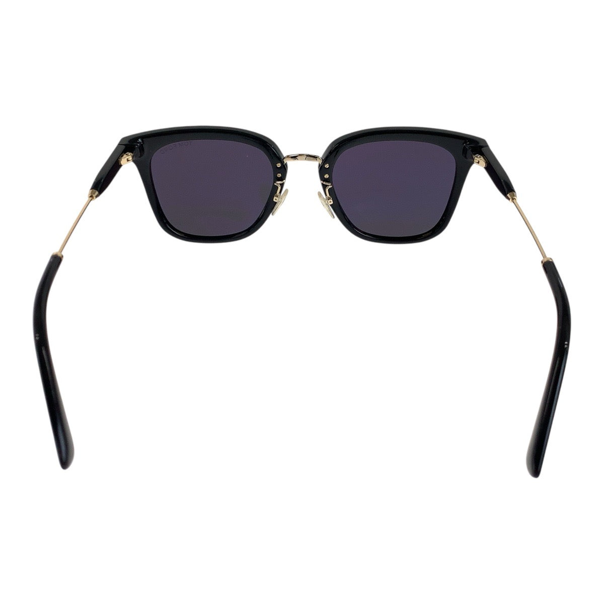 20078
TOM FORD トムフォード ブラック 黒 ゴールド金具 プラスチック LF4243117 サングラス スクエア レディース AB20