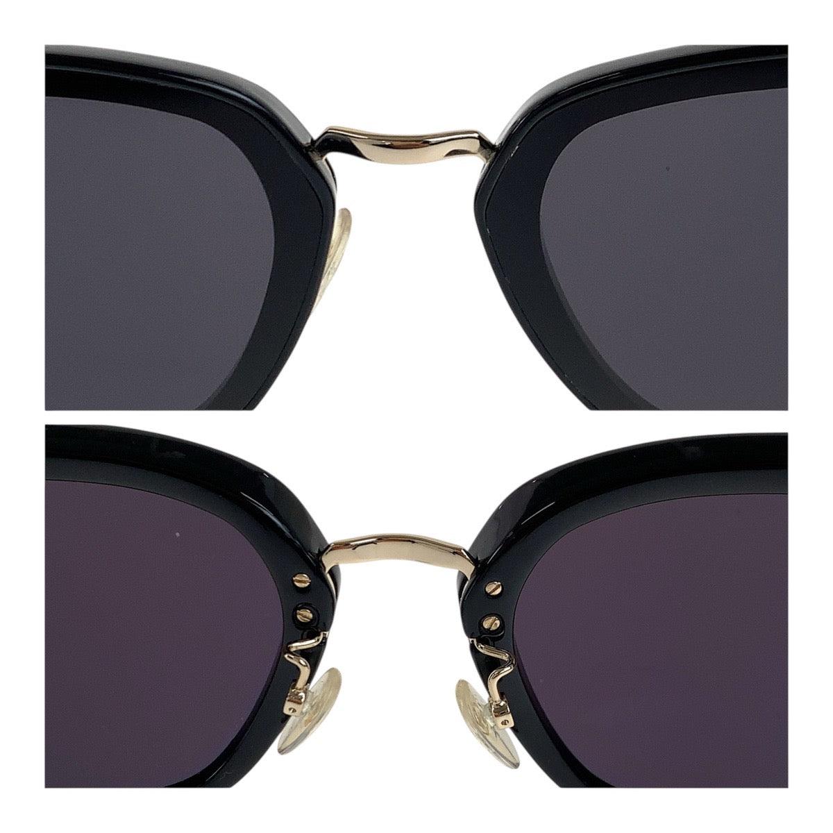 20078
TOM FORD トムフォード ブラック 黒 ゴールド金具 プラスチック LF4243117 サングラス スクエア レディース AB20