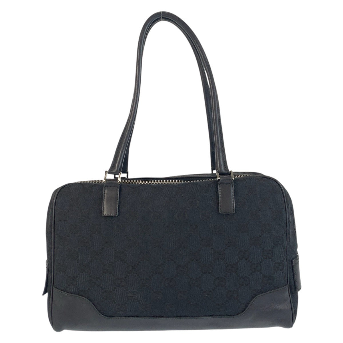 20079
GUCCI グッチ ブラック 黒 シルバー金具 GGキャンバス / レザー 002 1115 ショルダーバッグ レディース ABP35