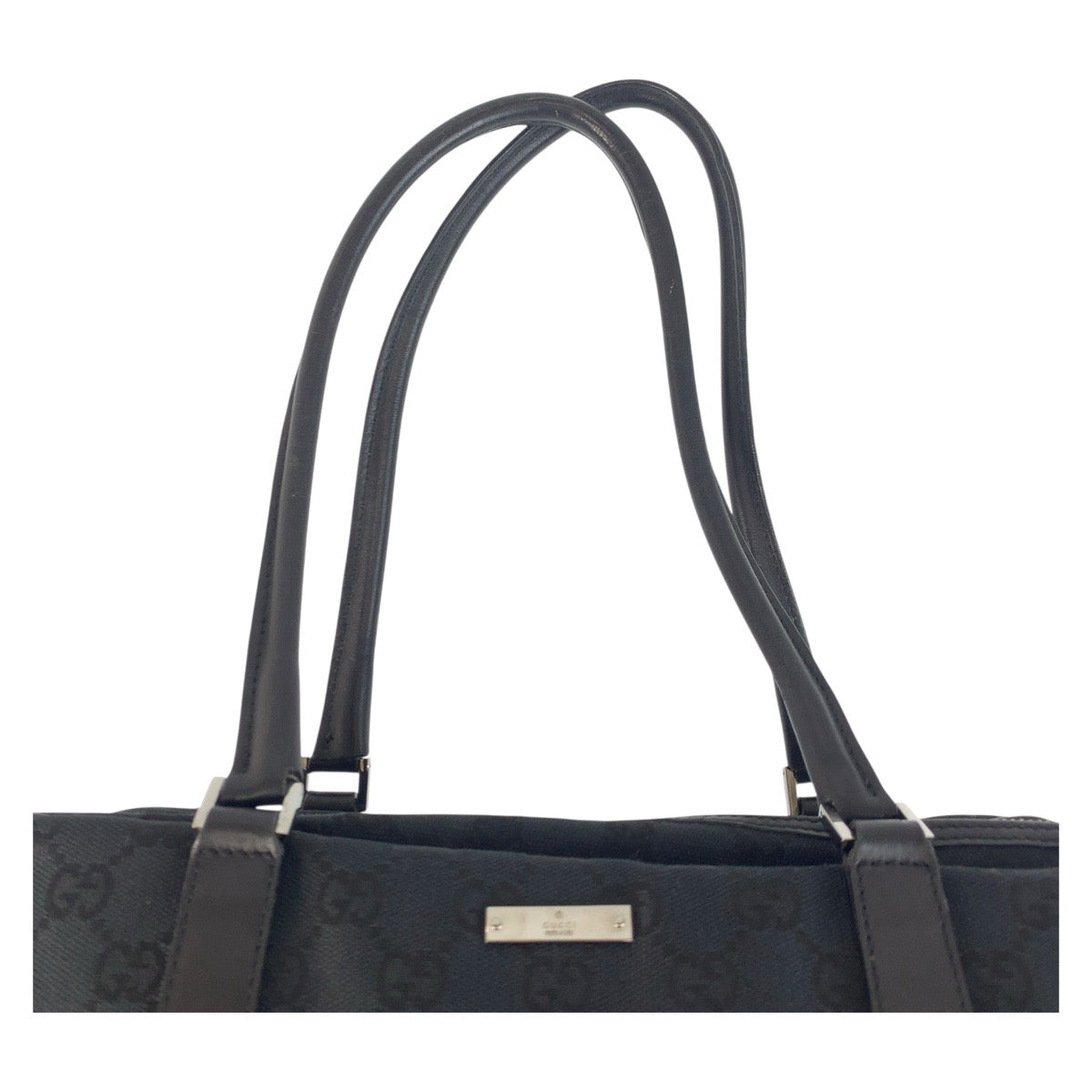 20079
GUCCI グッチ ブラック 黒 シルバー金具 GGキャンバス / レザー 002 1115 ショルダーバッグ レディース ABP35