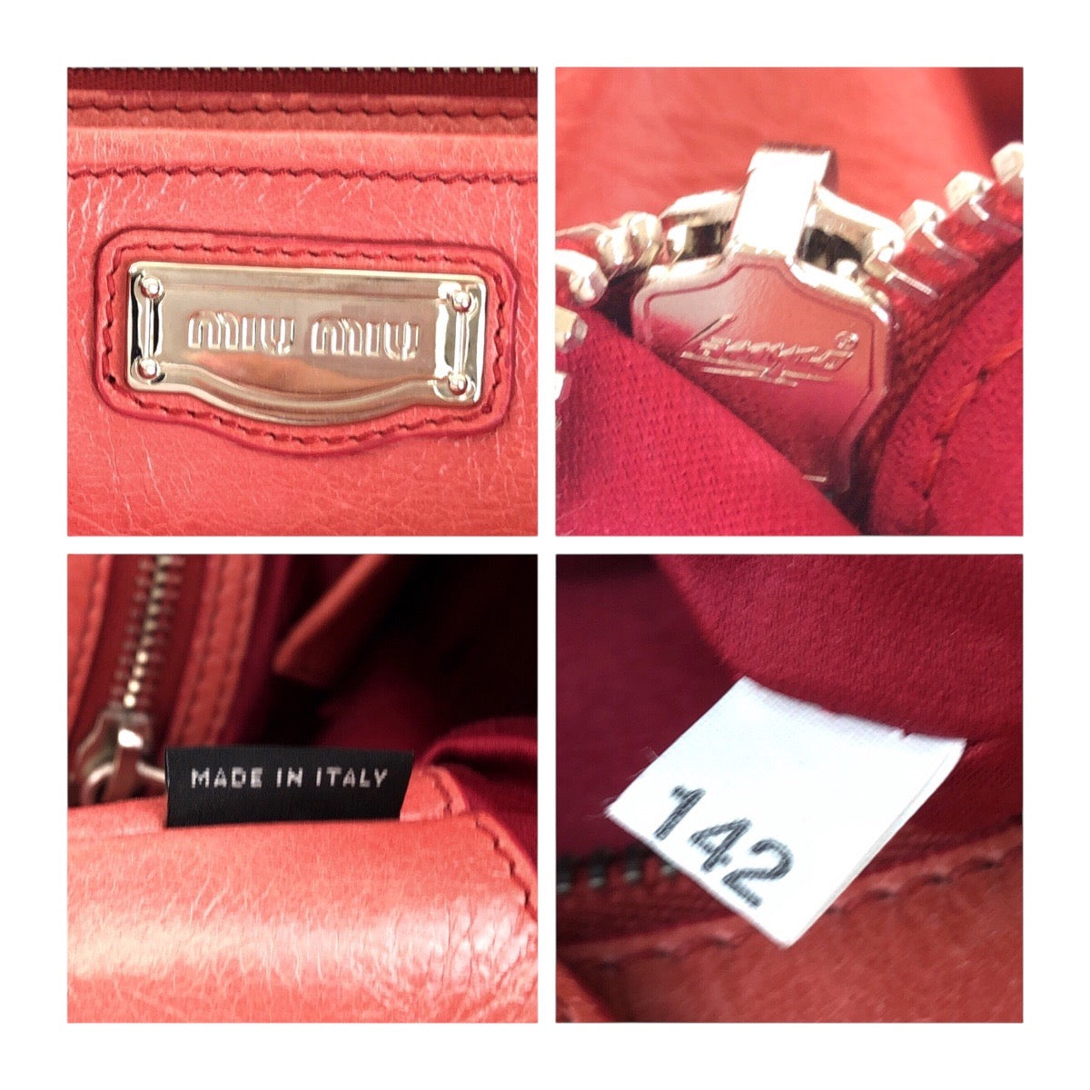 20084
MIUMIU ミュウミュウ ピンク シルバー金具 レザー トートバッグ ショルダーバッグ 2WAY レディース AB42