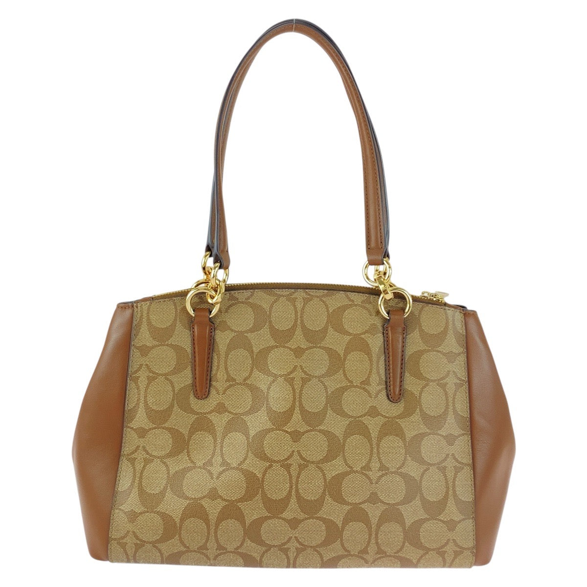 20088
COACH コーチ シグネチャー ブラウン ベージュ ゴールド金具 PVC / レザー G1723-F58291 ハンドバッグ ショルダーバッグ 2WAY レディース SA14