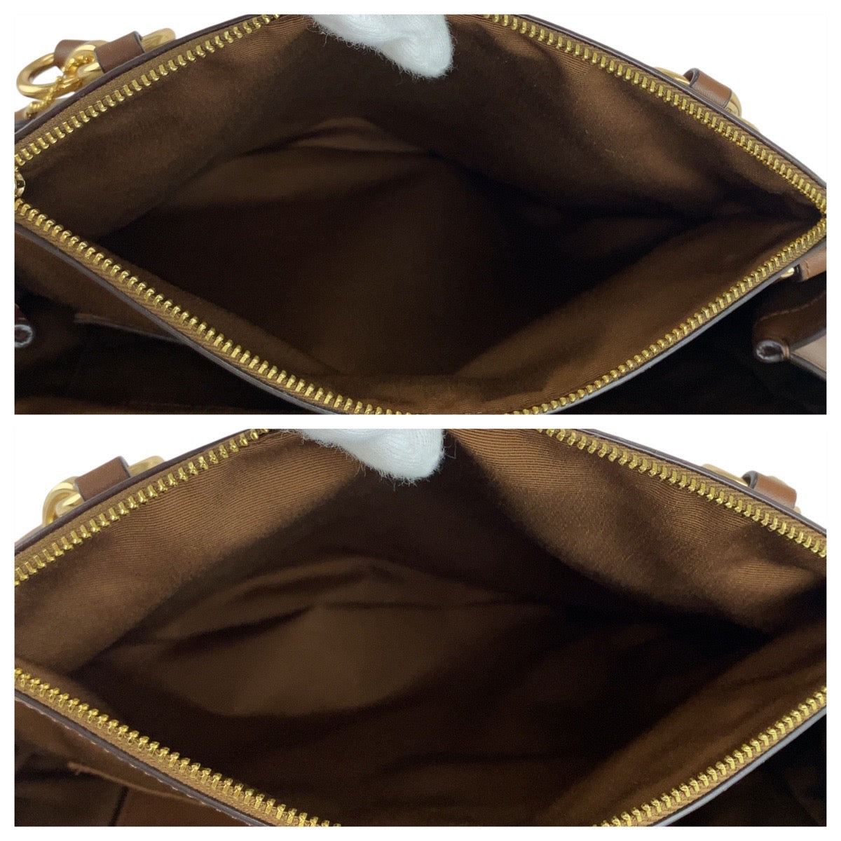 20088
COACH コーチ シグネチャー ブラウン ベージュ ゴールド金具 PVC / レザー G1723-F58291 ハンドバッグ ショルダーバッグ 2WAY レディース SA14