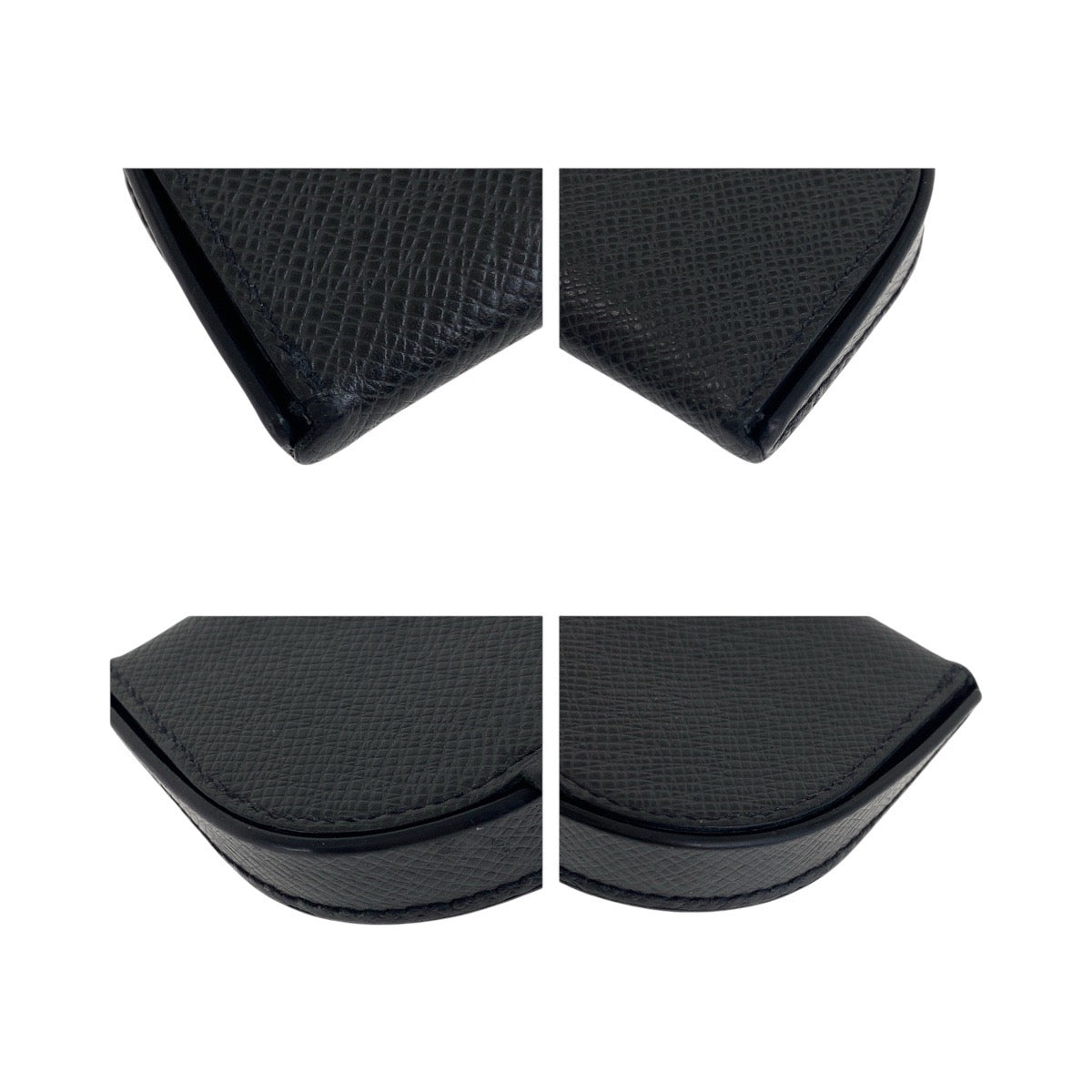 20091
LOUIS VUITTON Taiga Portemonnaie Cuvette Ardoise Black Taiga M64422 Coin Purse Men's A21