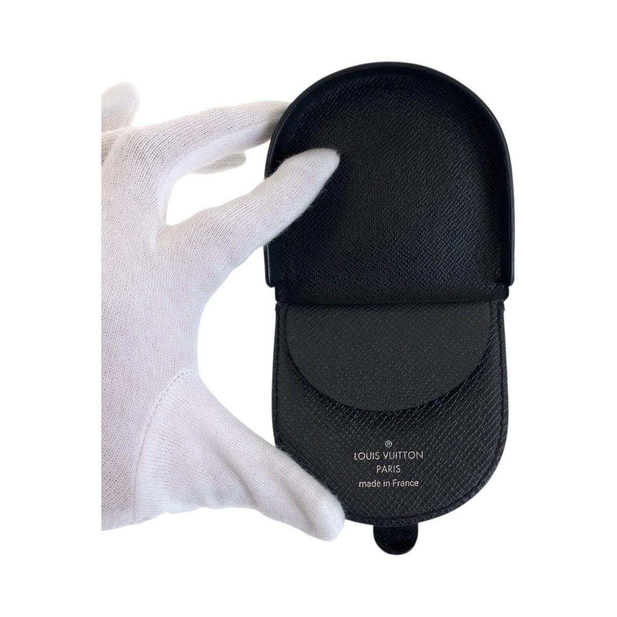 20091
LOUIS VUITTON Taiga Portemonnaie Cuvette Ardoise Black Taiga M64422 Coin Purse Men's A21